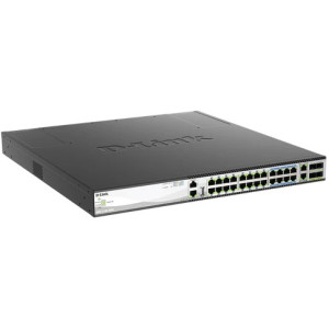 D-Link DMS-3130-30PS 30-Port Multi-Gig PoE++ Managed Switch, 16x 100M/1/2.5GBASE-T PoE, 8x 100M/1/2.5/5GBASE-T 60W PoE ports,  2 x 100M/1/2.5/5/10GBASE-T ports, and 4x 10G/25G SFP28 ports